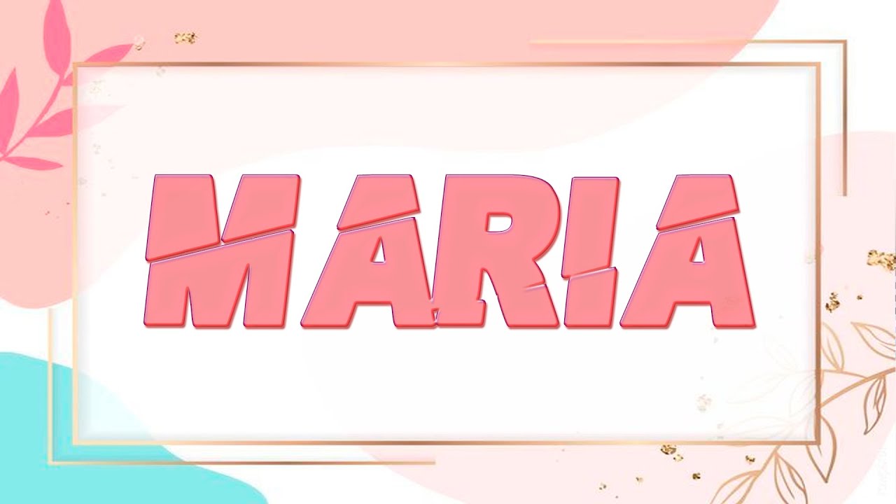 significado del nombre maria
