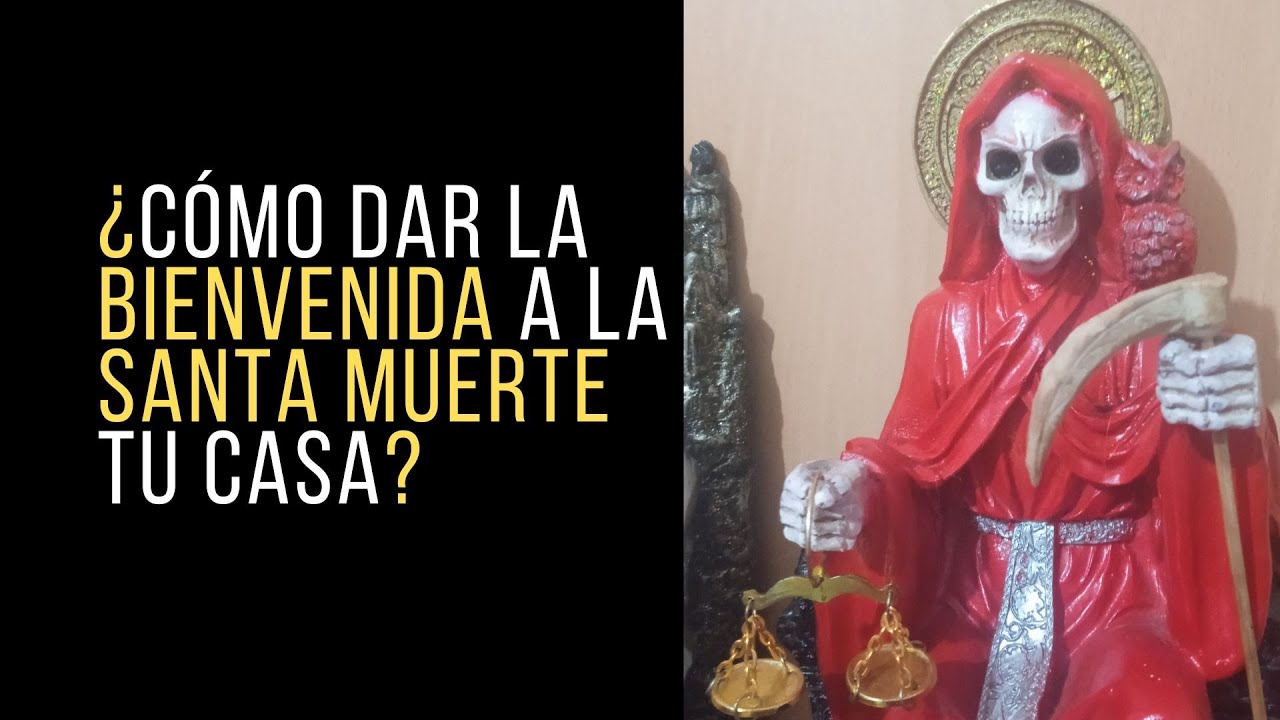 tener una santa muerte en casa