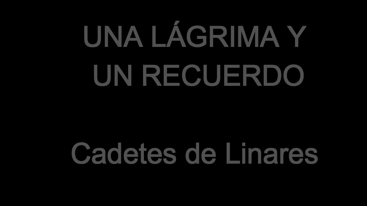 una lagrima y un recuerdo letra
